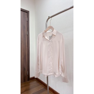 Áo sơ mi nữ công sở cổ Đức chất liệu lụa satin cao cấp không nhăn nhàu, nhiều màu sắc, dễ phối đồ SM11