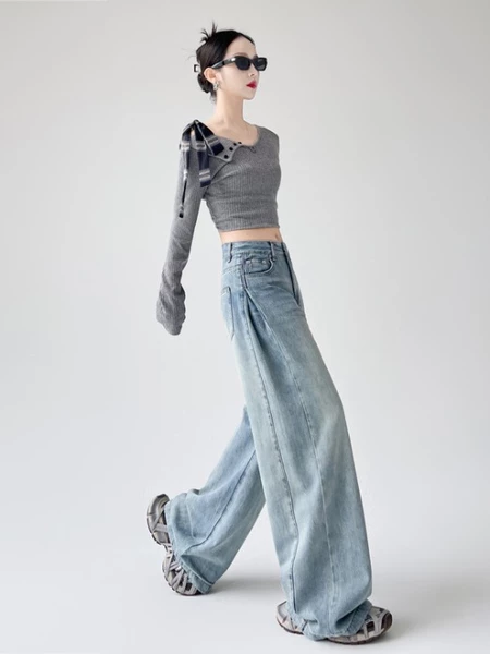 QB02- Quần jean người lớn, chất liệu chính: vải dệt thoi từ sợi denim (cotton), dùng cho nữ, mã 9255.