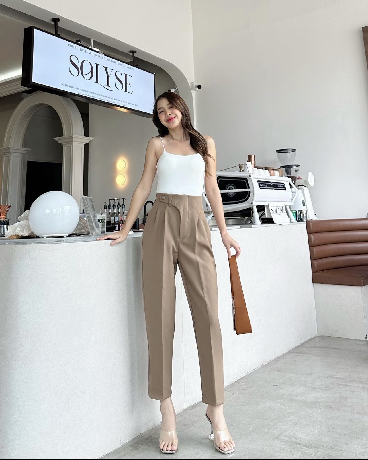 Quần baggy cạp lệch QT37