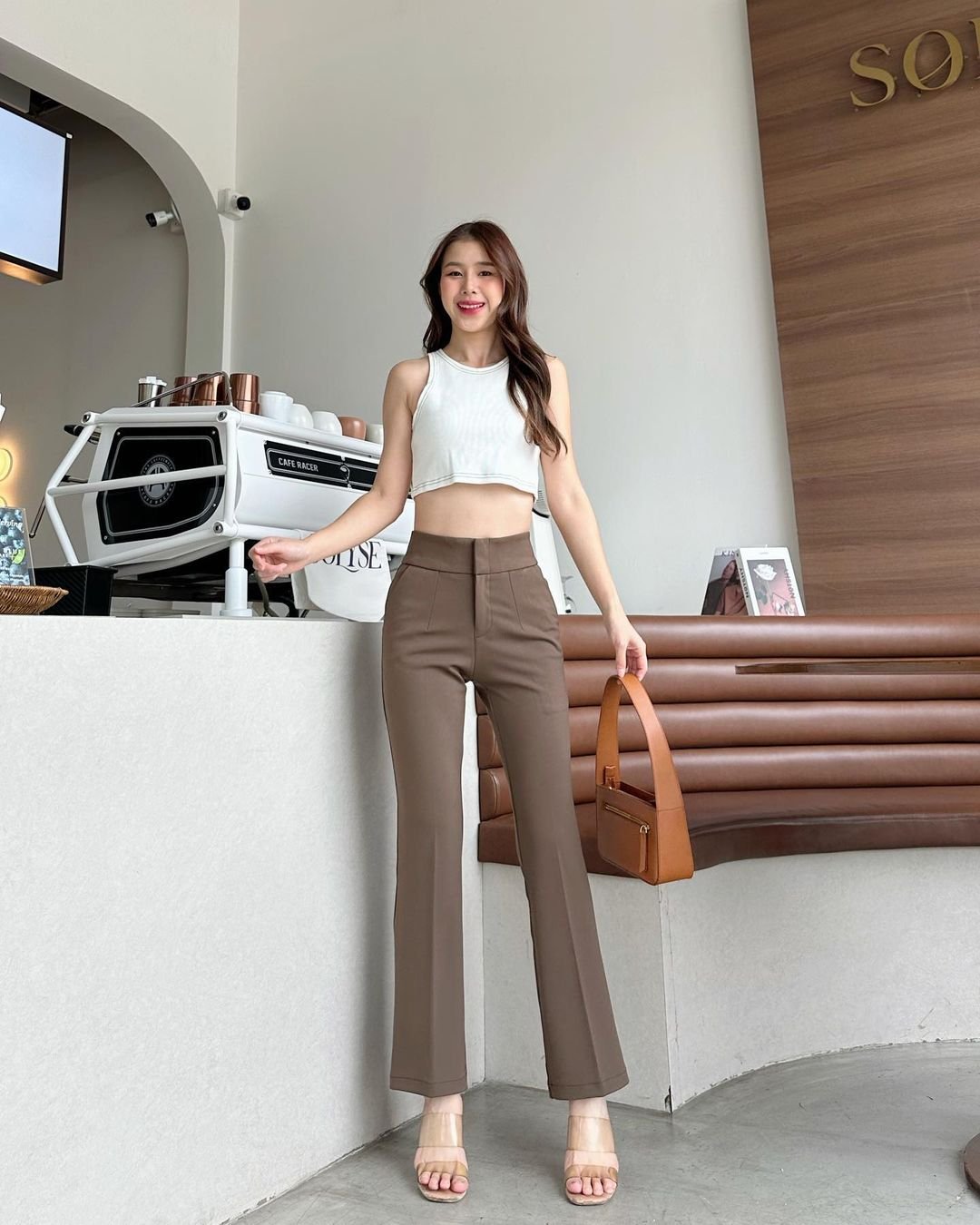 Quần vải ống vẩy QT53