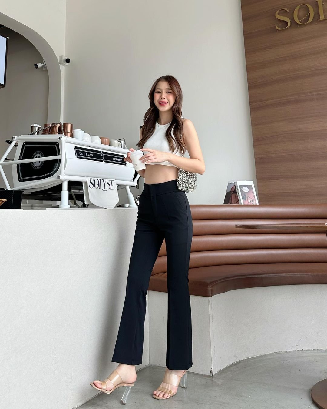 Quần vải ống vẩy QT53