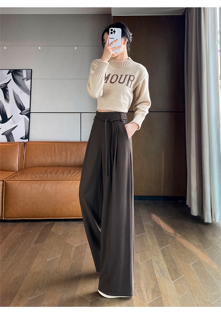 Quần ống suông nữ, quần nữ ống rộng giấu khuy, quần nữ may bằng vải độc quyền nhà LANA không nhăn. (QT74)