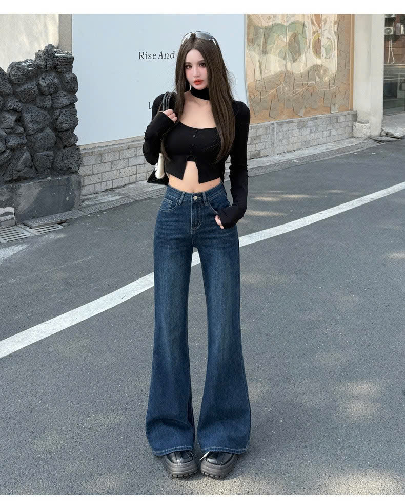 QB04- Quần jeans người lớn, chất liệu vải chính:  vải denim (cotton) dùng cho nữ, mã C231.