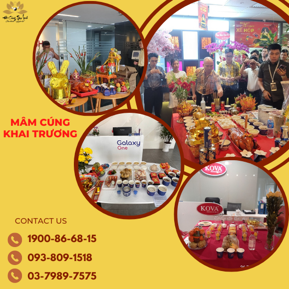 Mâm Cúng Khai Trương Công Ty Đầu Năm