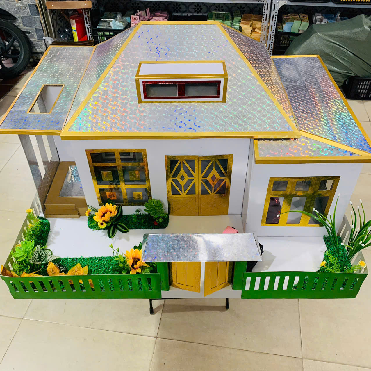 Biệt thự kiểu Nhật vàng mã dành cho ông bà quá cố