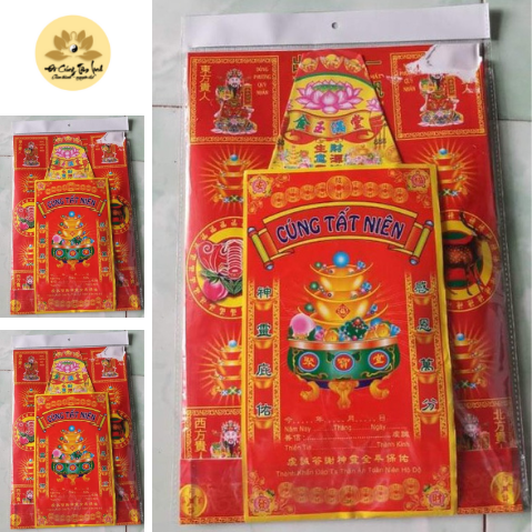 Bộ giấy cúng tất niên (đầy đủ)