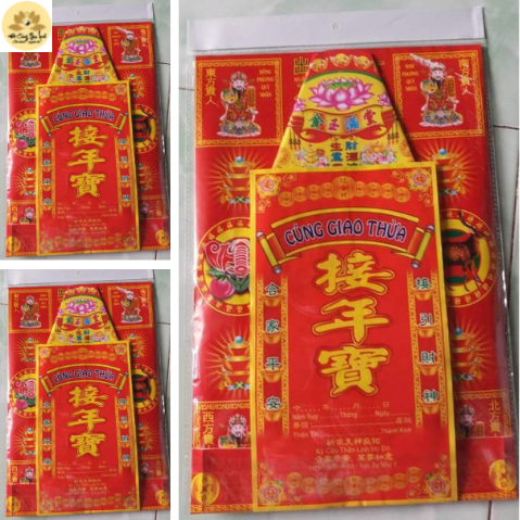 Bộ giấy cúng giao thừa (đầy đủ)