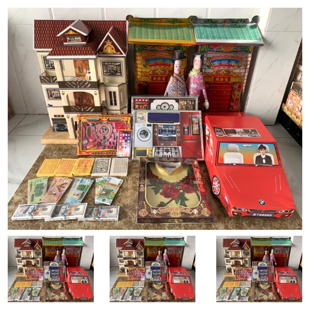 Combo vàng mã cúng 49, 100 ngày  cho Nam TL3 (Cao cấp)