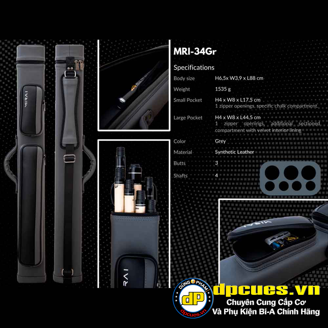 Bao cơ Mirai 3 Chuôi 4 Ngọn - Grey