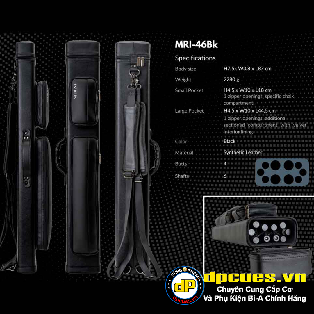 Bao cơ Mirai 4 Chuôi 6 Ngọn - Black