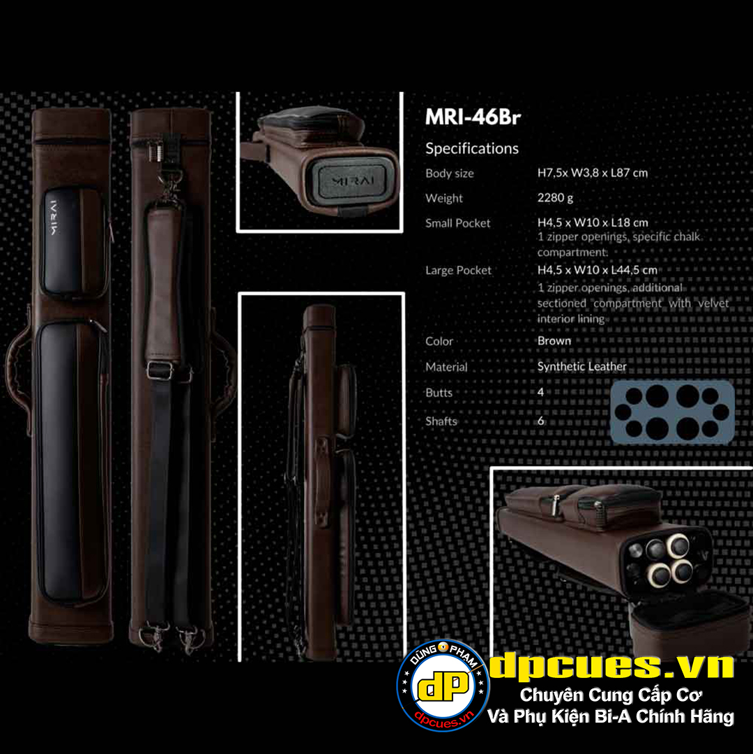 Bao cơ Mirai 4 Chuôi 6 Ngọn - Brown
