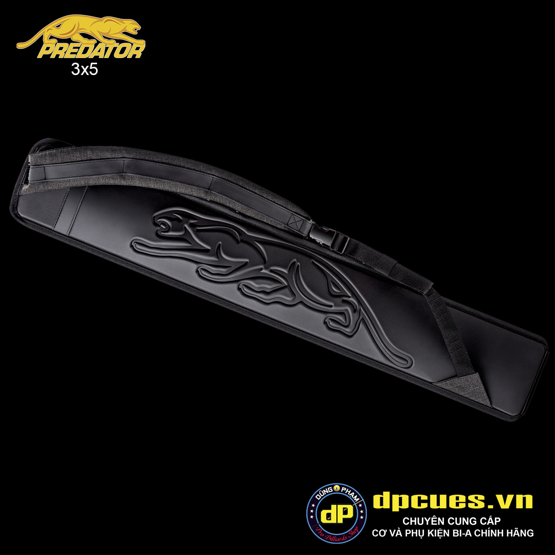 Bao cơ Predator Urbain 3x5 Xám Dark Grey Hard Pool Cue Case - 3 Butts x 5 Shafts