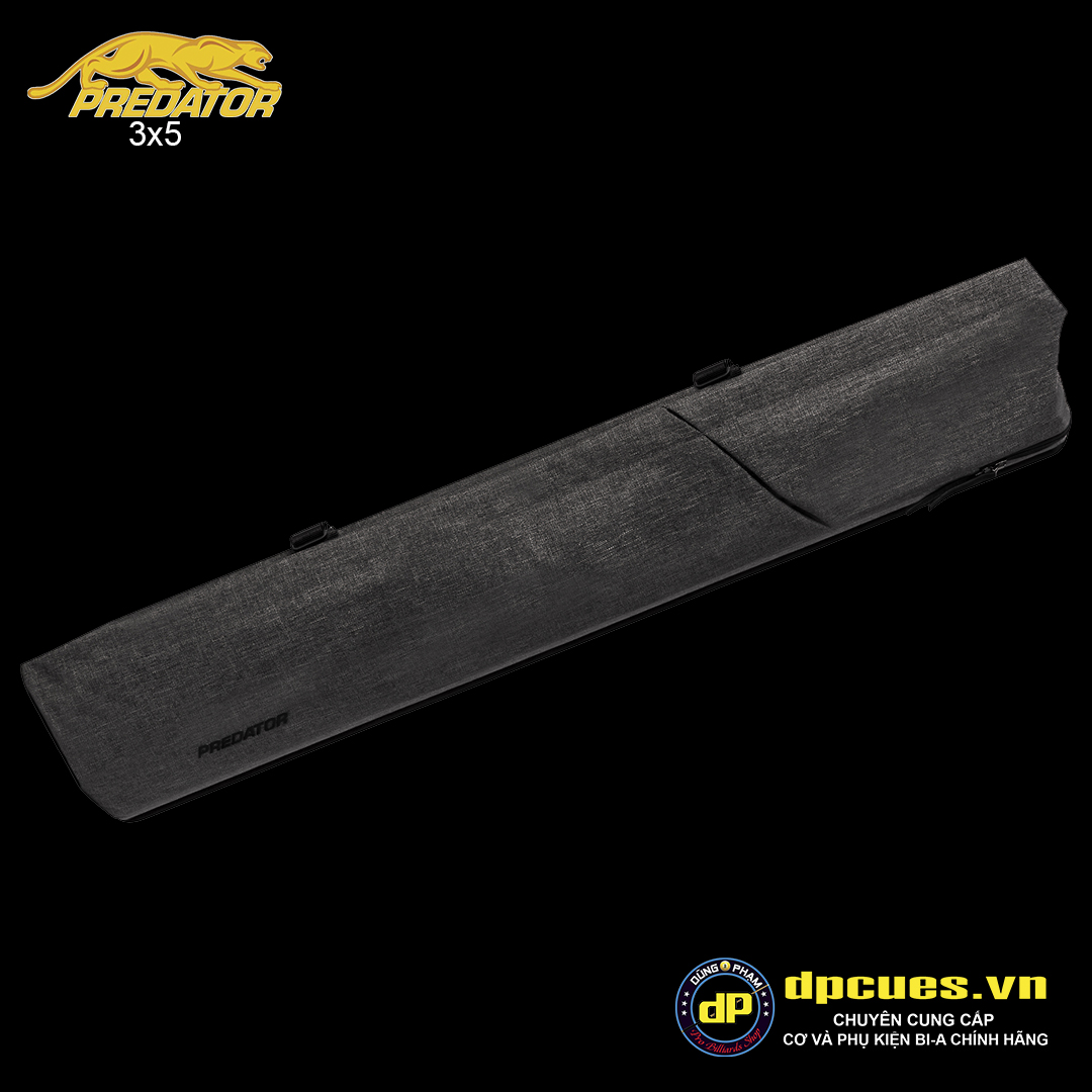 Bao cơ Predator Urbain 3x5 Xám Dark Grey Hard Pool Cue Case - 3 Butts x 5 Shafts