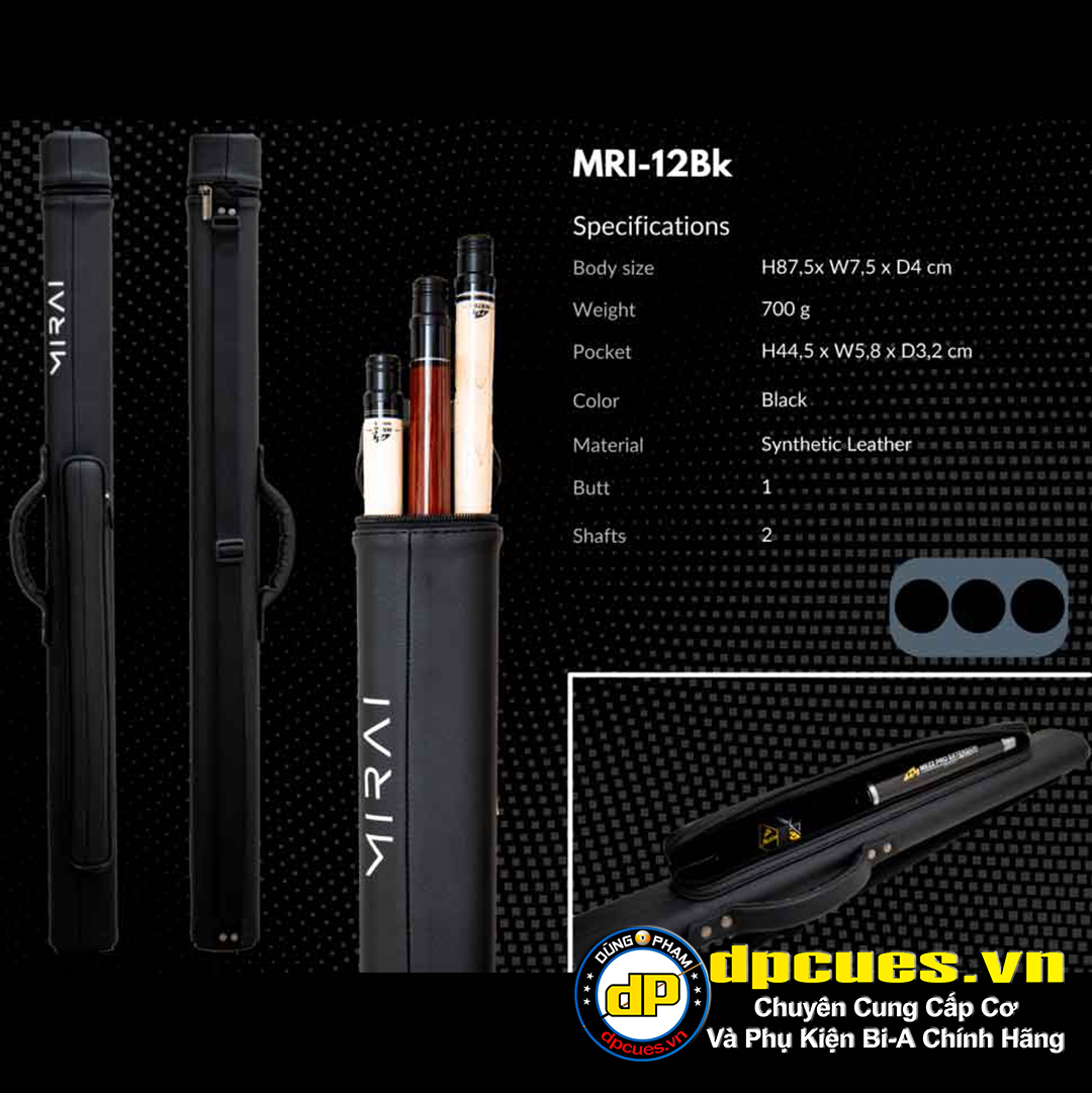 Bao cơ Mirai 1 Chuôi 2 Ngọn - Black