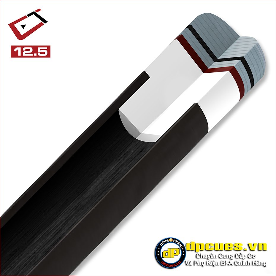 Ngọn cuetec carbon 12.5mm - 3/8-14 - 95-019T