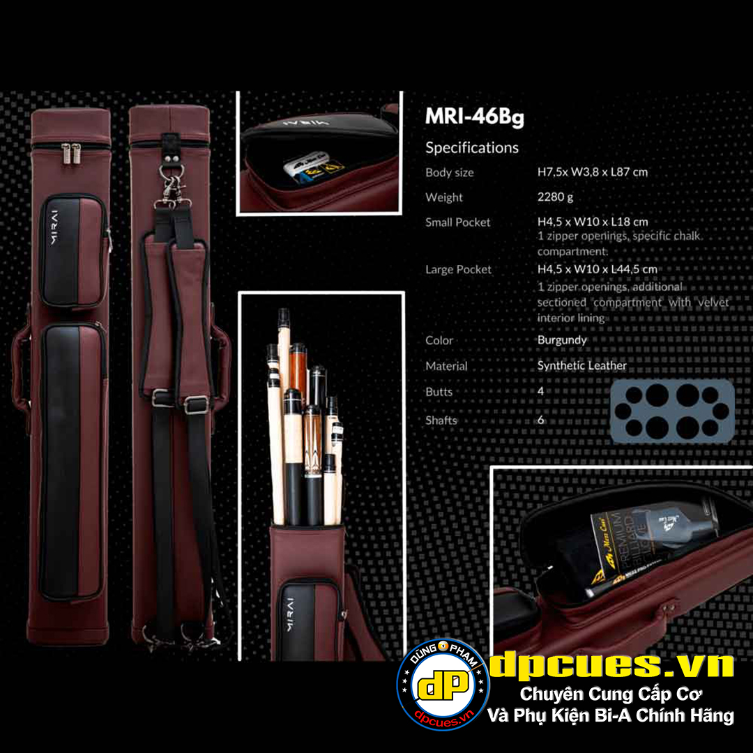 Bao cơ Mirai 4 Chuôi 6 Ngọn - Burgundy