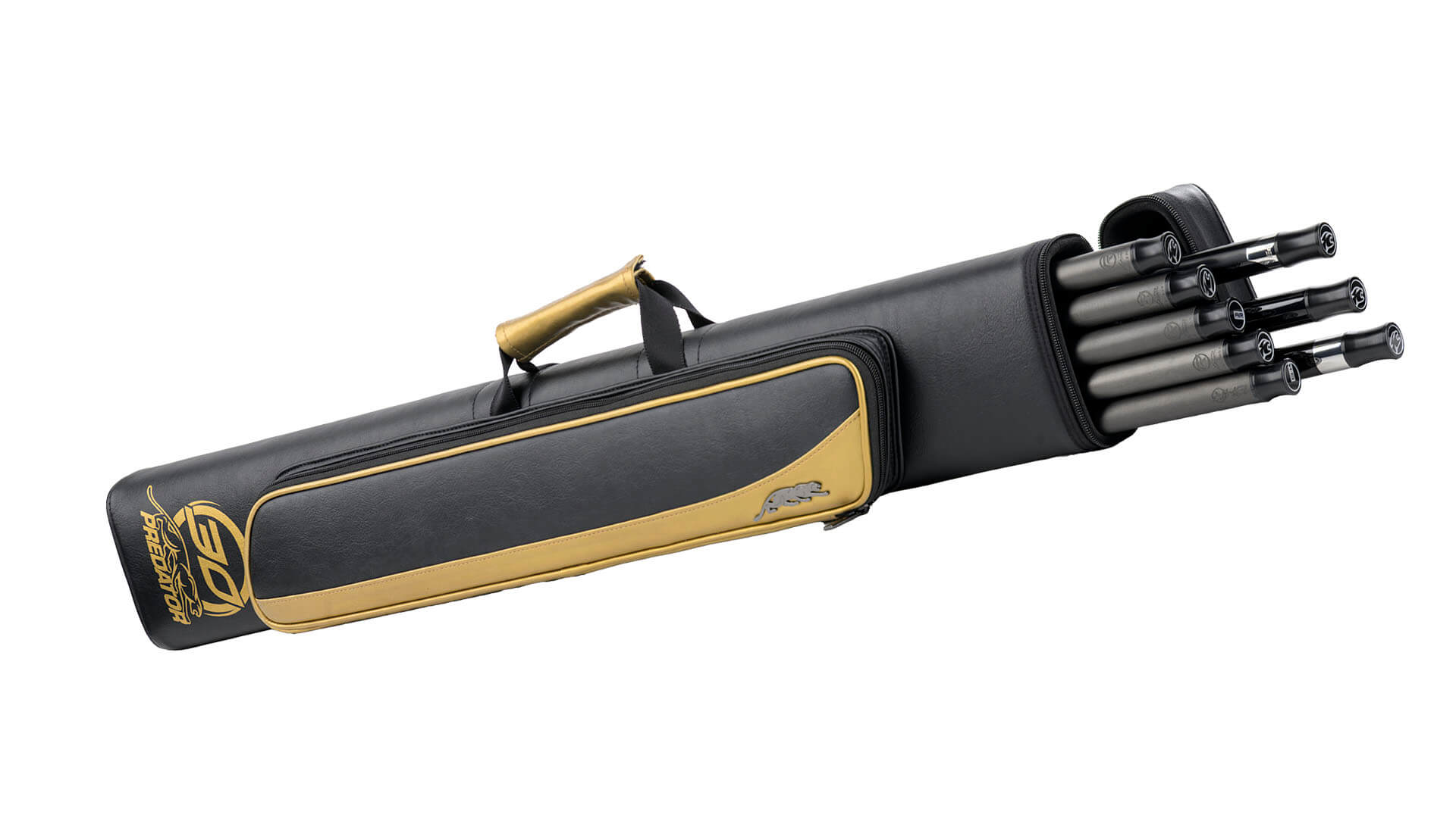 Bao cơ Predator Roadline 30th Anniversary Black/Gold Hard Cue Case - 3 Butts x 5 Shafts