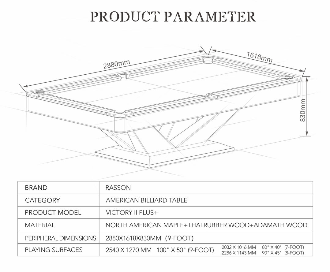 Bàn RASSON OX BLACK