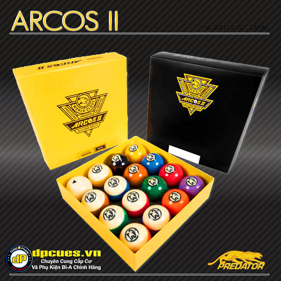 Predator Arcos II Reserve Pool Balls