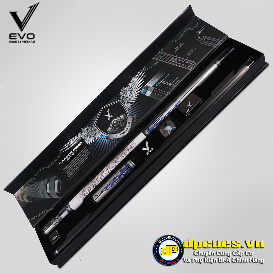 CƠ EVO FREEDOM 4 MAXBING EDITION - AZURE FLAME - TAY CẦM DA TRẮNG