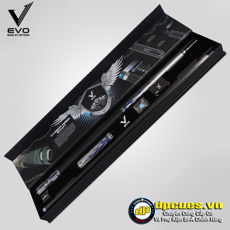 CƠ EVO FREEDOM 3 MAXBING EDITION - AZURE FLAME - TAY CẦM DA ĐEN