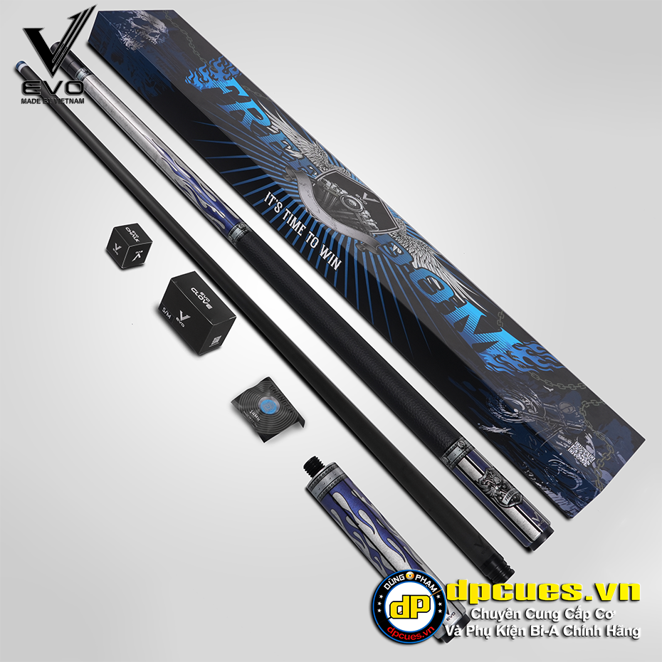 CƠ EVO FREEDOM 3 MAXBING EDITION - AZURE FLAME - TAY CẦM DA ĐEN