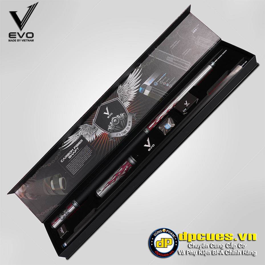 CƠ EVO FREEDOM 3 MAXBING EDITION - CRIMSON FLAME - TAY CẦM DA ĐEN