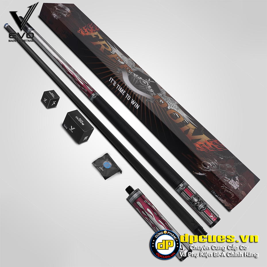CƠ EVO FREEDOM 3 MAXBING EDITION - CRIMSON FLAME - TAY CẦM DA ĐEN