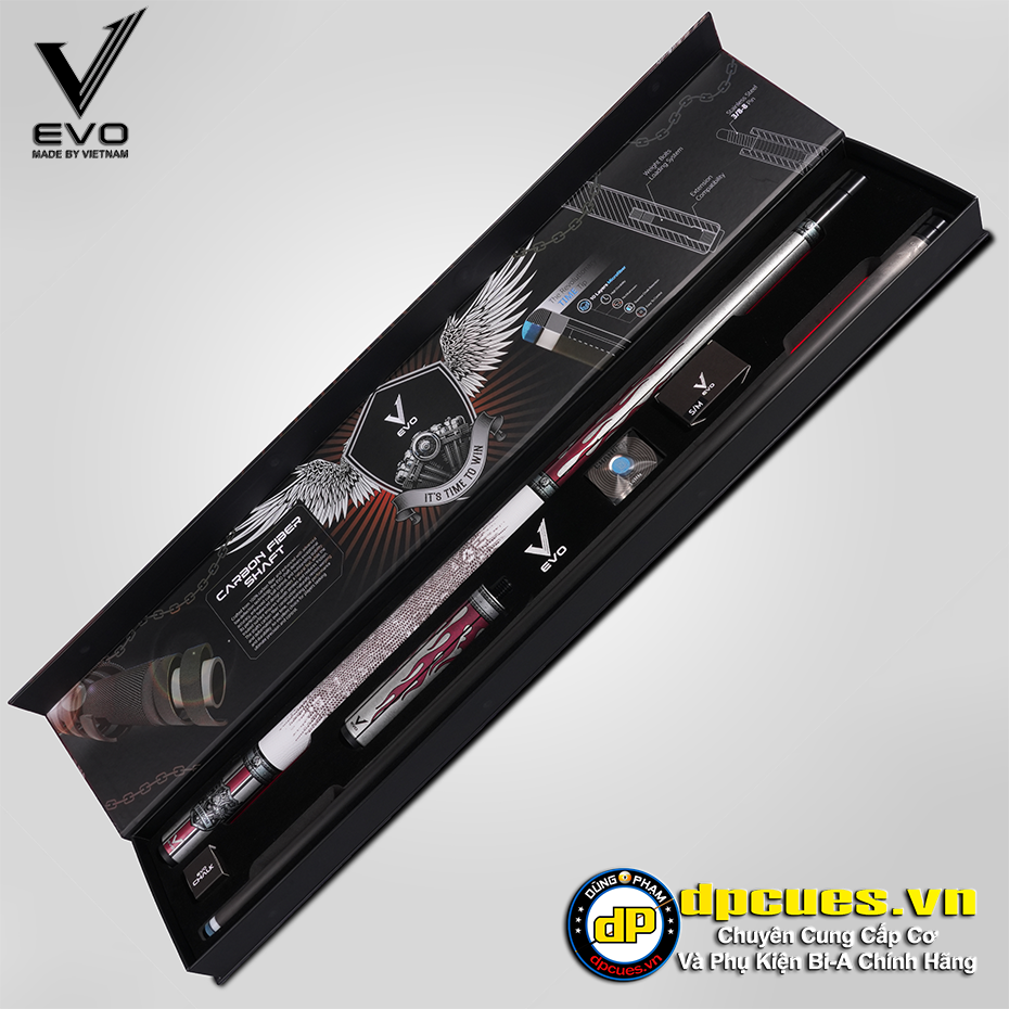 CƠ EVO FREEDOM 4 MAXBING EDITION - CRIMSON FLAME - TAY CẦM DA TRẮNG