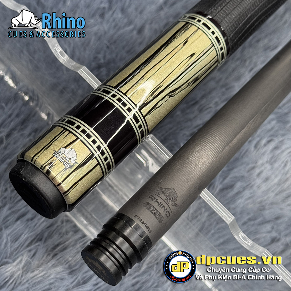 Cơ Rhino Retro Ebony Point/Leather Wrap