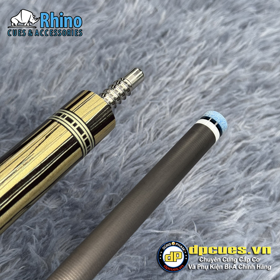 Cơ Rhino Retro Ebony Point/Leather Wrap