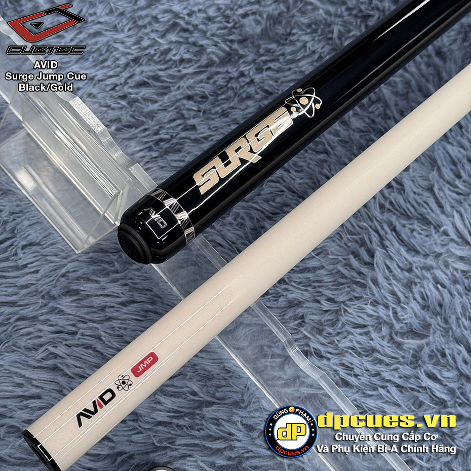 Nhảy AVID Surge Jump Cue Black/Gold