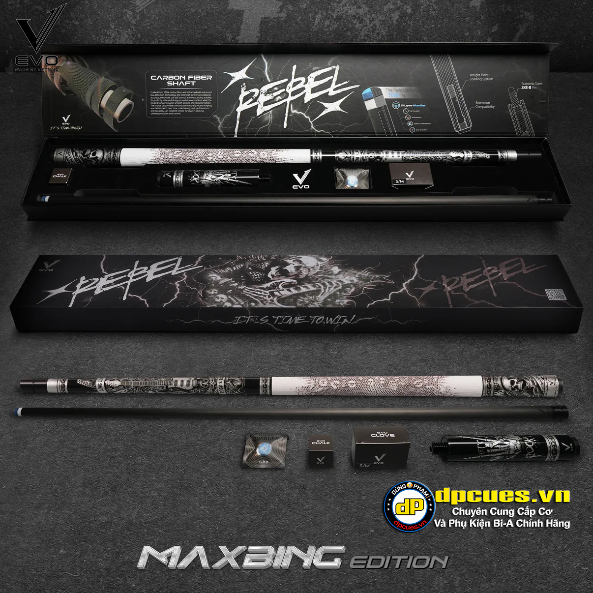 CƠ EVO REBEL 2 MAXBING EDITION - TAY CẦM DA TRẮNG