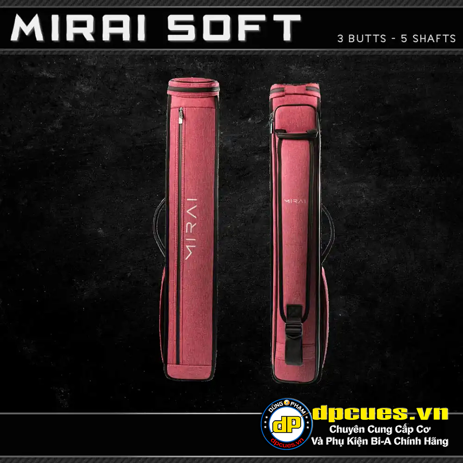 Bao cơ MIRAI SOFT CASE  3X5 Burgundy