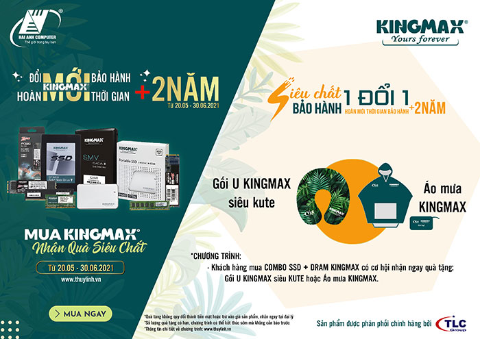 CTKM - MUA KINGMAX, NHẬN QUÀ SIÊU CHẤT