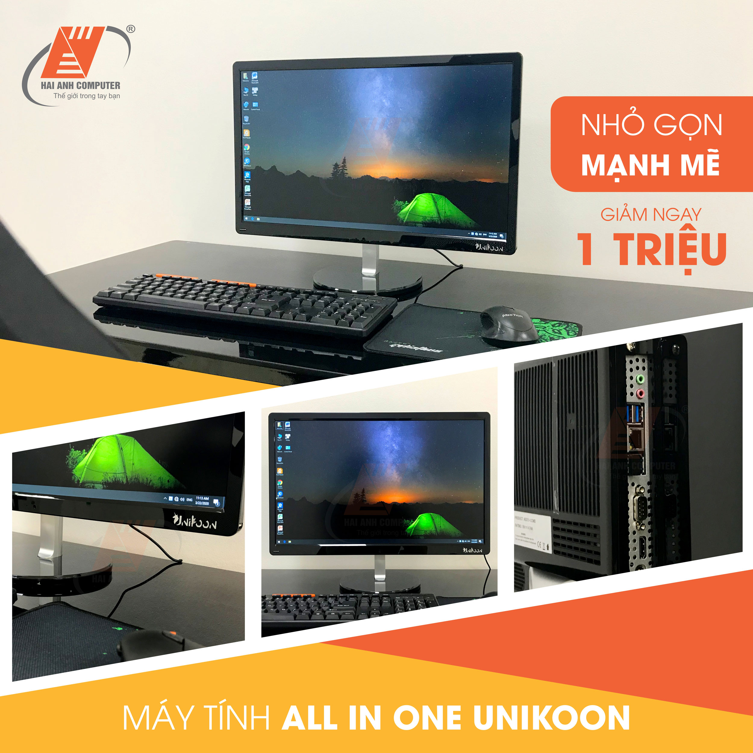 MÁY TÍNH BỘ ALL IN ONE - THẾ HỆ MỚI MÁY TÍNH ĐỂ BÀN