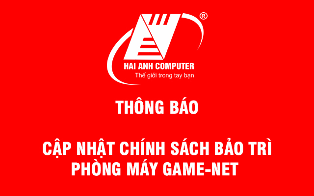 THÔNG BÁO: CẬP NHẬT CHÍNH SÁCH BẢO TRÌ PHẦN MỀM PHÒNG MÁY