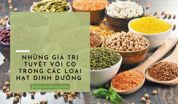 Những giá trị tuyệt vời có trong các loại hạt dinh dưỡng