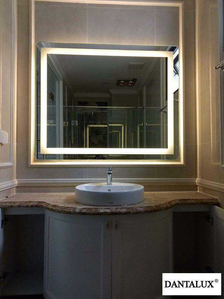 GƯƠNG PHÒNG TẮM ĐÈN LED ( LED KHOÉT )