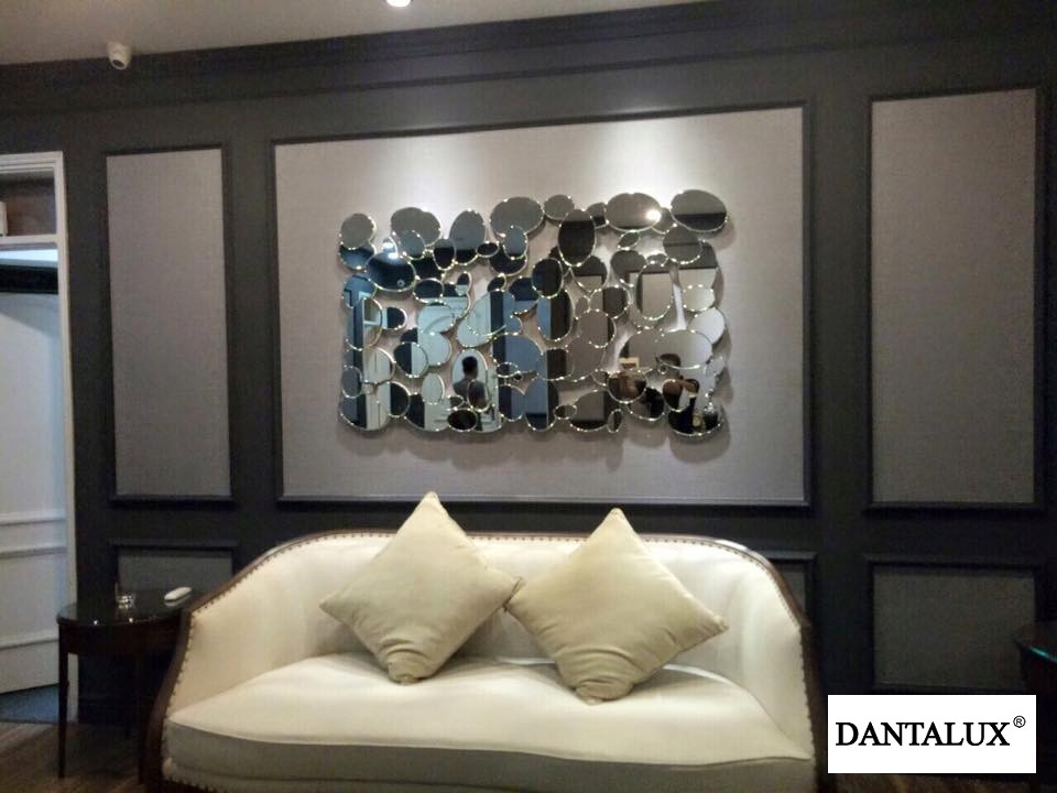 Gương trang trí phòng khách Memaid