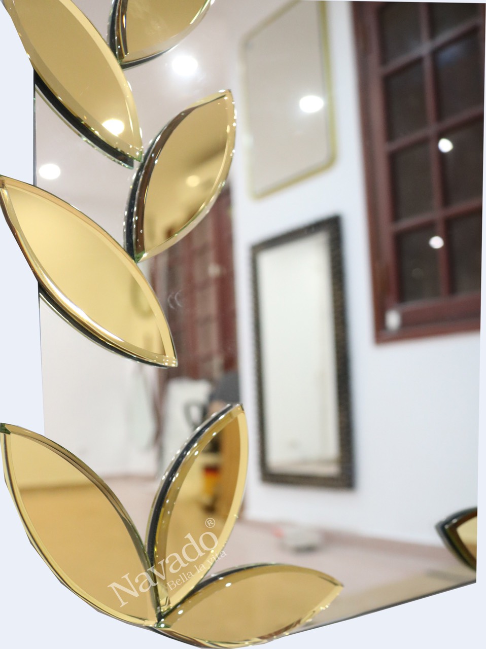 GƯƠNG TOÀN THÂN TREO TƯỜNG AMAZON (GOLD)