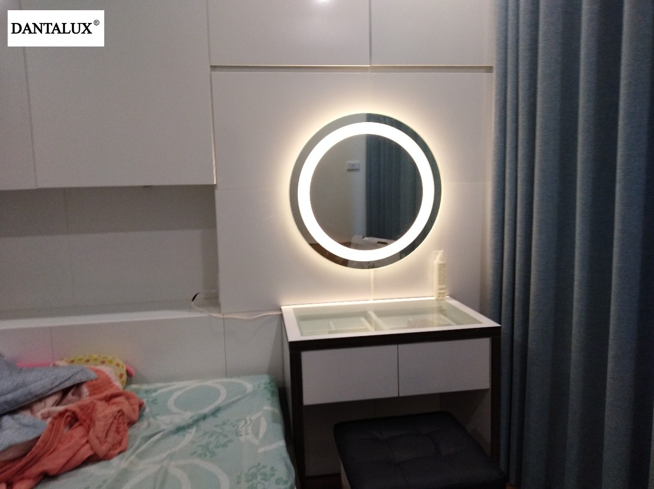 GƯƠNG PHUN CÁT VÀNH LED D60