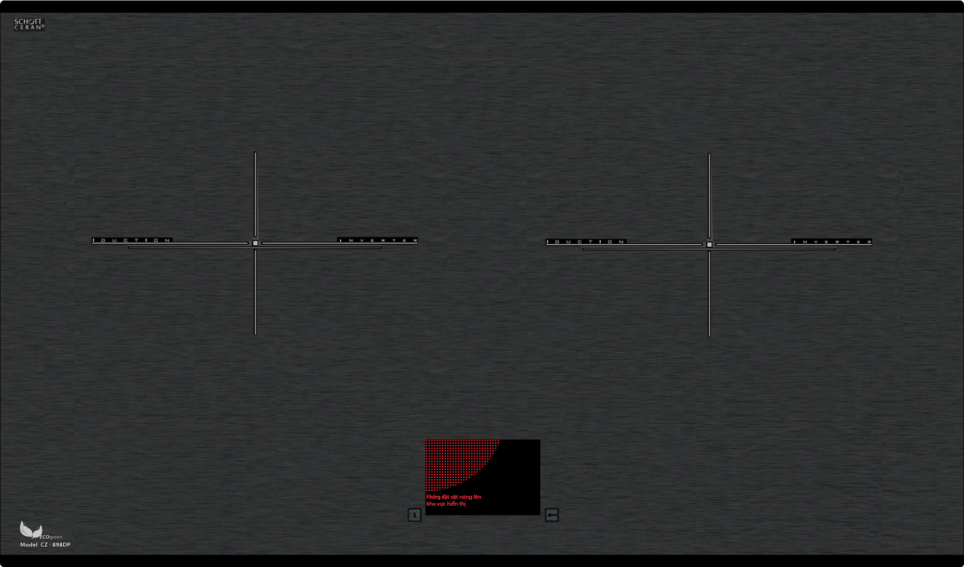 Bếp Từ Canzy CZ-898DP hai vùng nấu