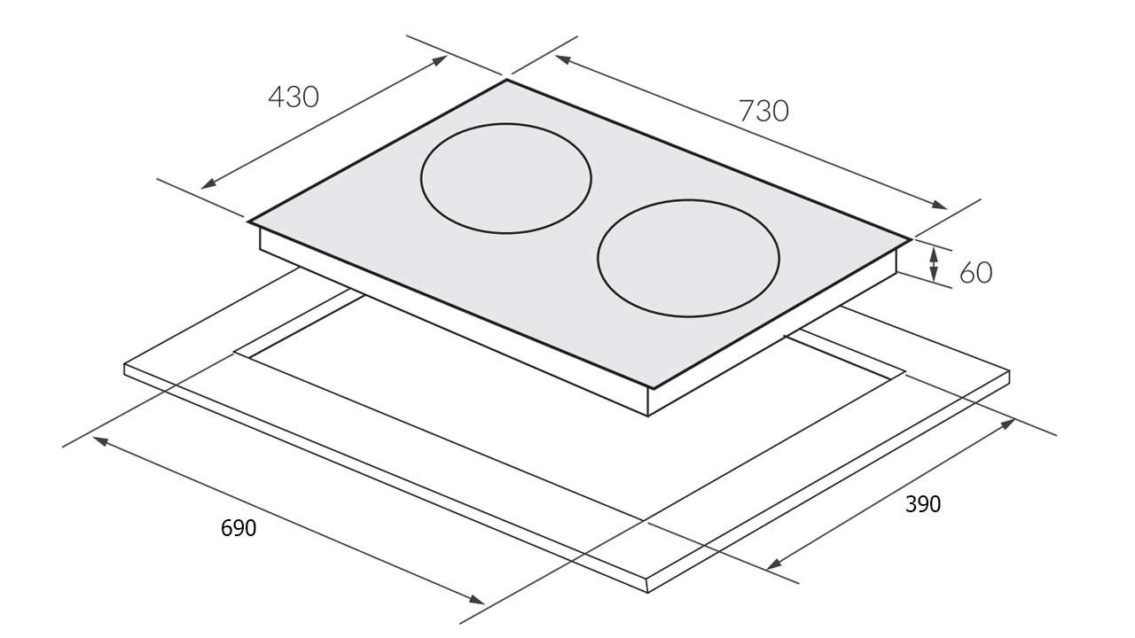 Bếp Điện Từ Canzy CZ-TL55DT thông số kỹ thuật