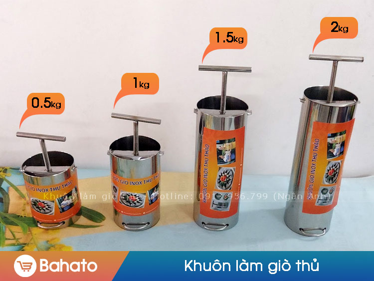 Các loại khuôn làm giò thủ