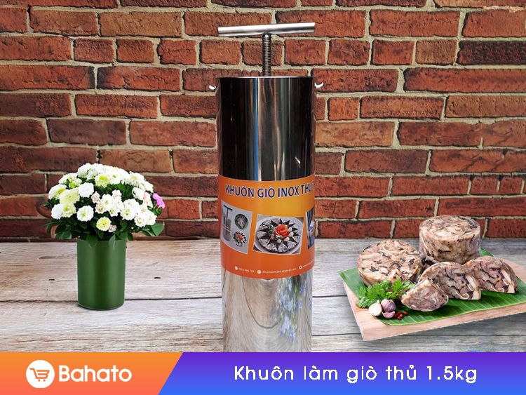 Khuôn làm giò thủ inox 1.5kg chất lượng tốt