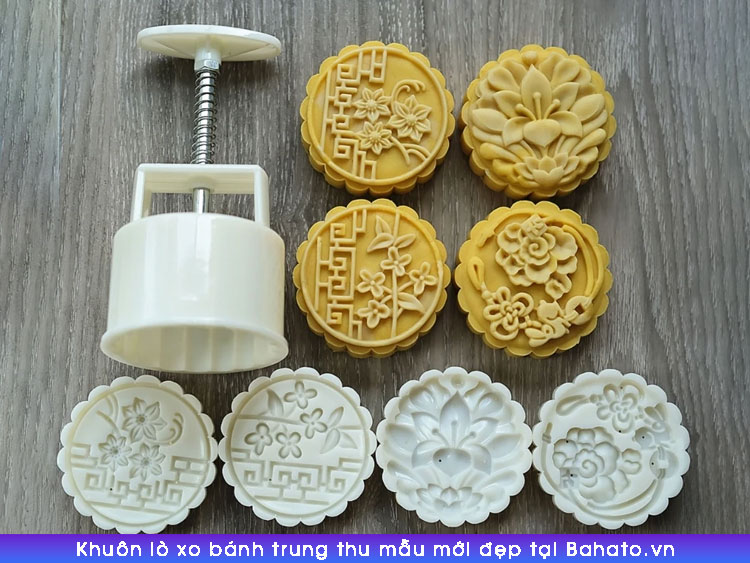 Khuôn lò xo bánh trung thu nhiều mẫu mới đẹp tại Bahato