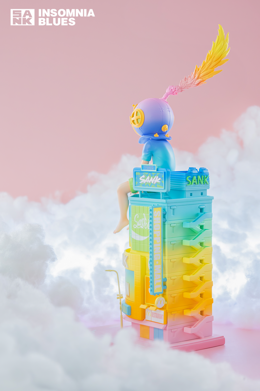 Lonely Colossus-Rooftop Boy-Colorful Journey