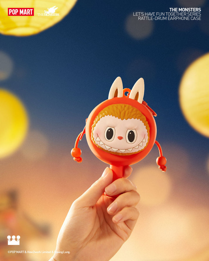THE MONSTERS Let's Have Fun Together Series-Rattle-Drum Earphone Bag