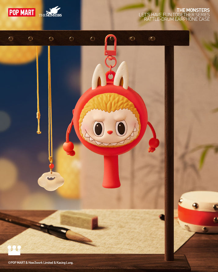 THE MONSTERS Let's Have Fun Together Series-Rattle-Drum Earphone Bag